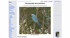 Desktop Screenshot of birddb.co.uk