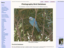 Tablet Screenshot of birddb.co.uk